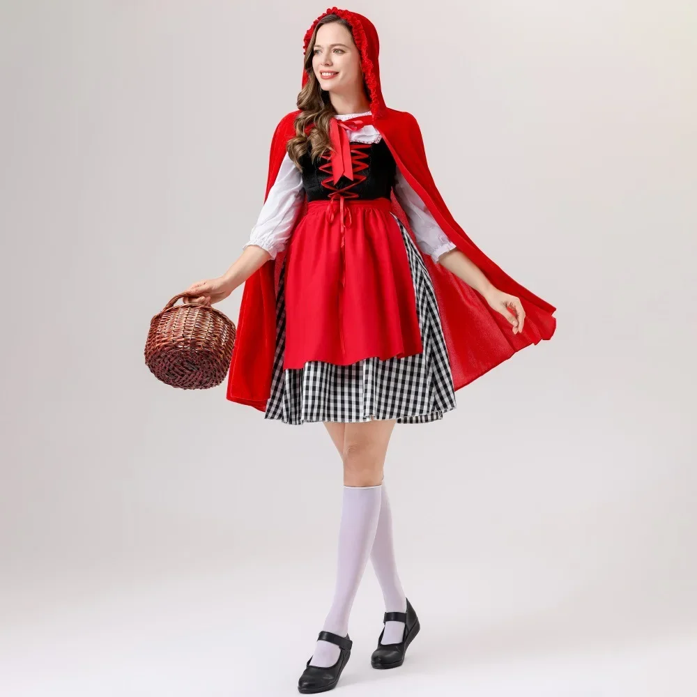 

Sexy Anime Fairy Tales Little Red Riding Hood Costume Castle Queen Costume Little Red Riding Hood Princess Cosplay Costume