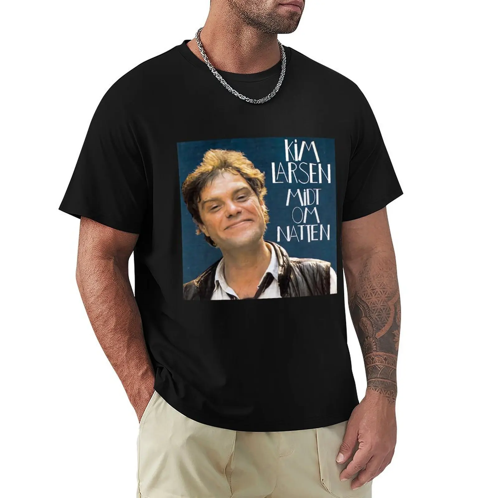 Kim Larsen Midt Om Natten T-Shirt Breathable Workout Short Sleeve Top