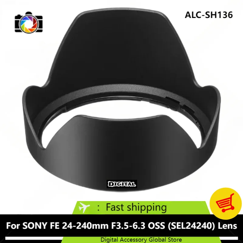 

New Original Front Hood ALC-SH136 Parts For SONY FE 24-240mm F3.5-6.3 OSS (SEL24240) Camera Lens