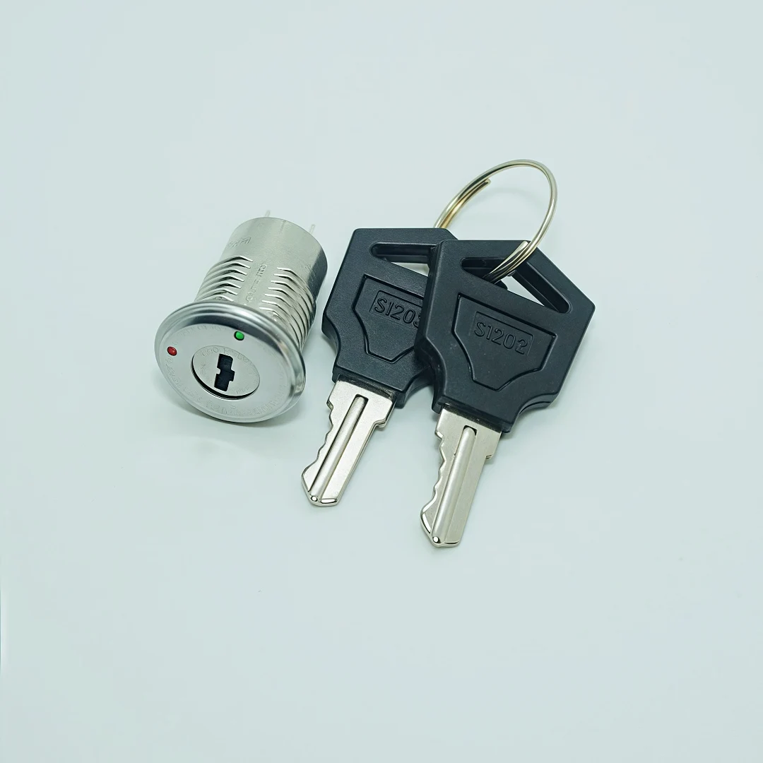 12mm S1203 Elektronischer Schlüsselschalter Zweiter Gang Türschloss Basisstation Zubehör – Detail 3