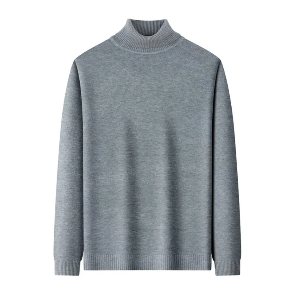 Men\'s Sweater Warm and Comfortable Long Sleeve Pullover Sweater Turtleneck Men Clothing