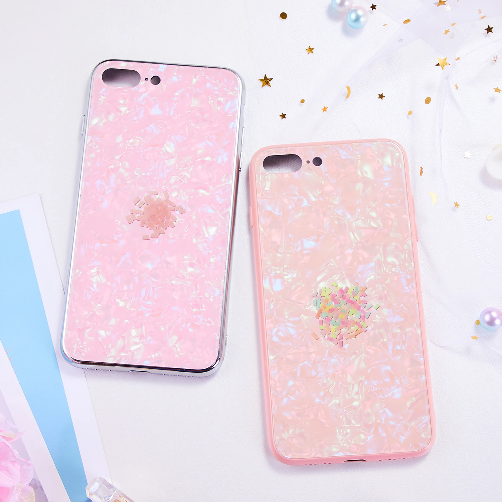 9 пакетов, посыпка из полимерной глины, украшения «сделай сам», светящийся в темноте чехол для телефона, глиняные подвески, искусственные конфеты, посыпает, миниатюрное ремесло