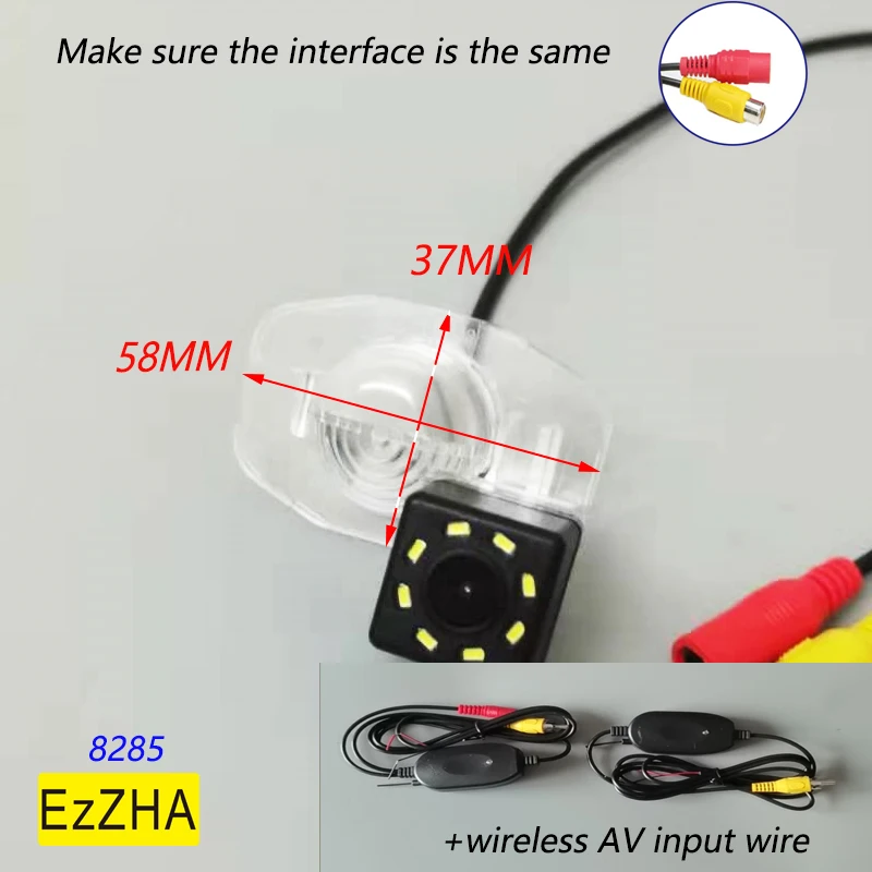 

8LED light Dynamic HD Wireless Car CCD for Toyota Corolla 2007 2008 2009 2010 2011 2012 2013 HD Backup Reverse Rear View Camera