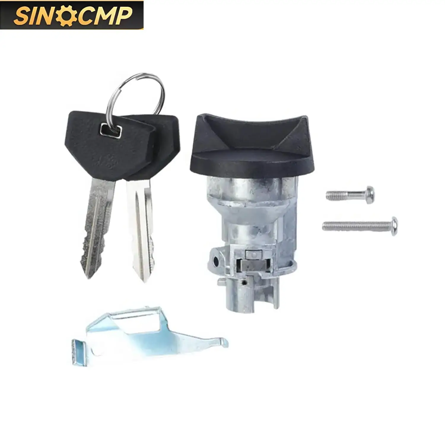 1 مجموعة اسطوانة قفل الإشعال مع 2 مفاتيح لكرايسلر إمبريال 1993 4778122 قطع غيار السيارات المهنية #1