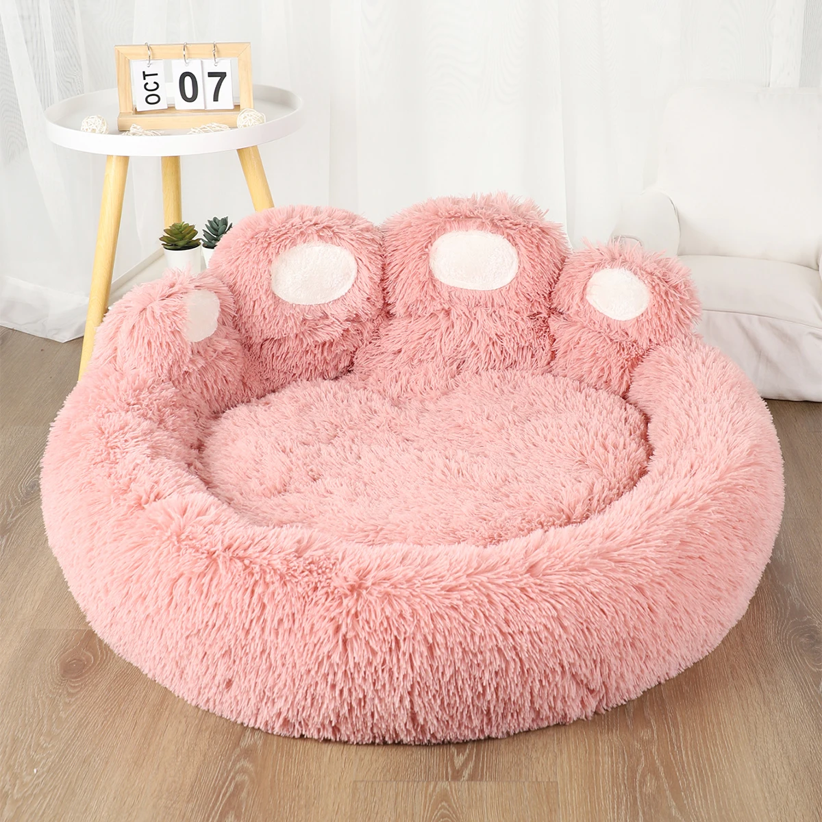 BeiYu Pet Flauschiges Hundebett, Winter-Plüsch-Zubehör, Heimtierprodukte, große Hundebetten, Bettwäsche, Sofa, Korb, kleine Matte, Katzen, großes Kissen, Welpe 4