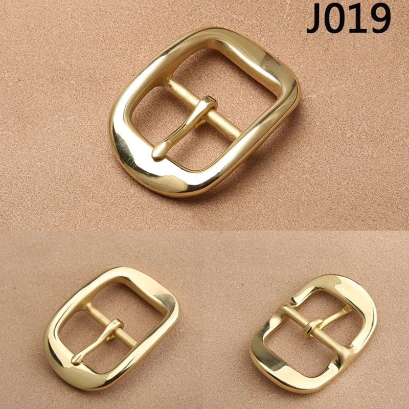 1pcs 35mm Belt Buckle Solid Brass End Bar Heel Bar Buckle Middle Center Bar Buckle Single Pin Heavy-duty for Leather Craft Strap