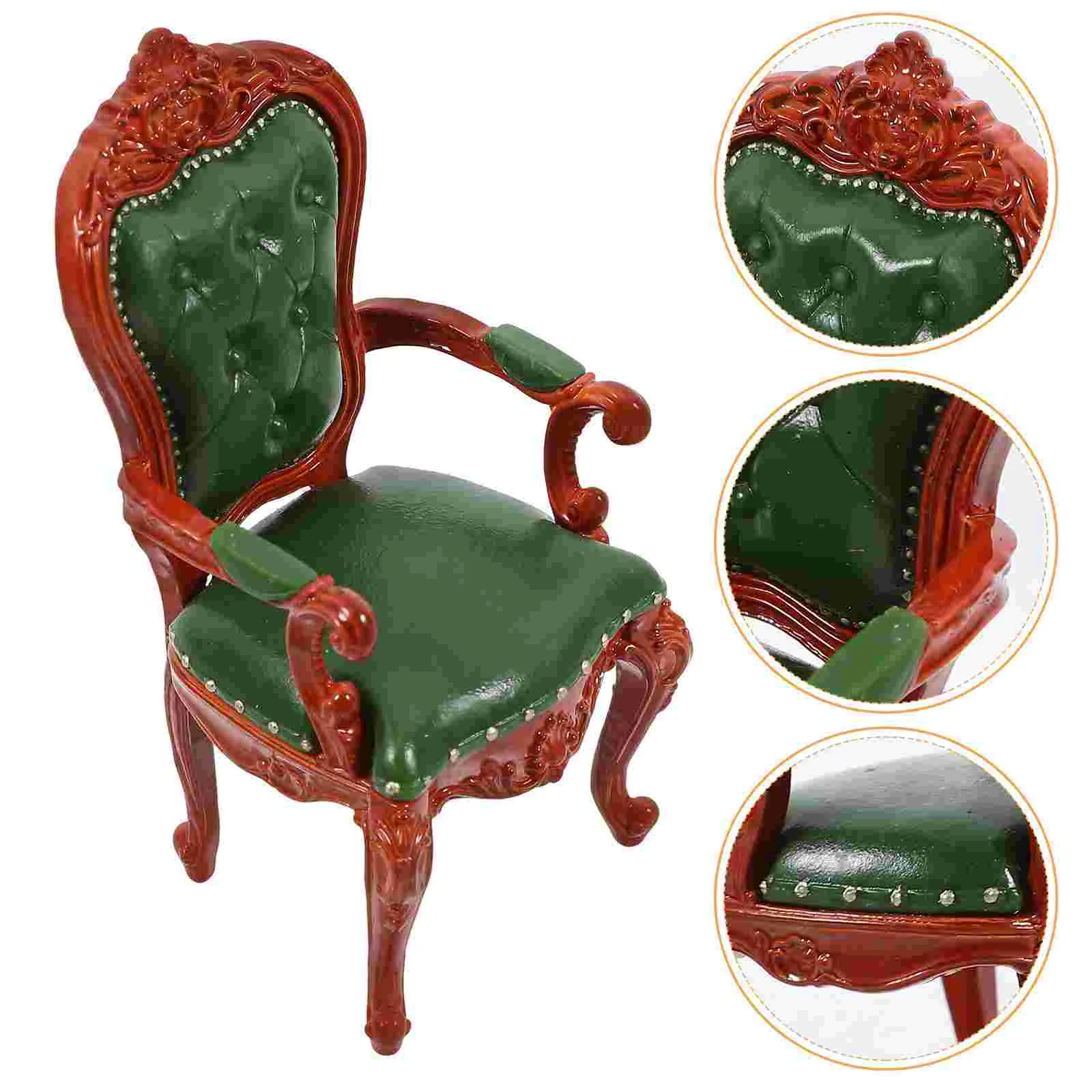 Dollhouse Chair Mini Furniture Miniature Model Toy Decor Micro Landscape Prop Ornaments