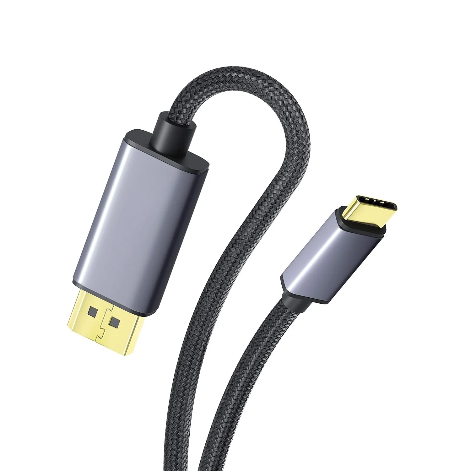 

10 шт. 4K60HZ USB C к кабелю DisplayPort для домашнего офиса, кабель USB-C к DP, совместимый с гарнитурами VR, Galaxy, Surface Book
