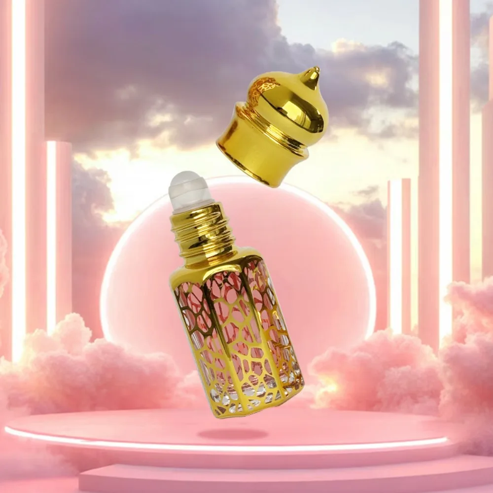 

Arabian Roll-On Perfume Oil - A rich floral fragrance blending citrus notes with vanilla accents portable mini-size packaging