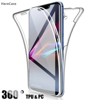 360 Full Body Screen Protector Transparent Case For Huawei Mate 10 Pro Mate 10 Lite For Huawei MATE 10 TPU + PC Phone Cover