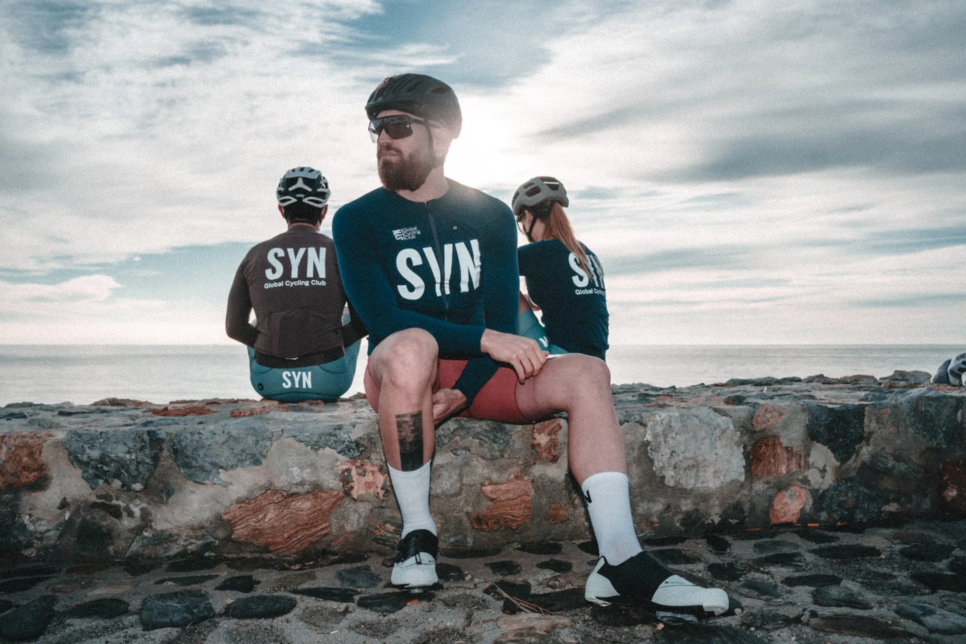 

2024 Summer Short Sleeve Cycling Jersey Men White SYN Cycling Clothing Bicycle MTB Sets Ropa Ciclismo Hombre