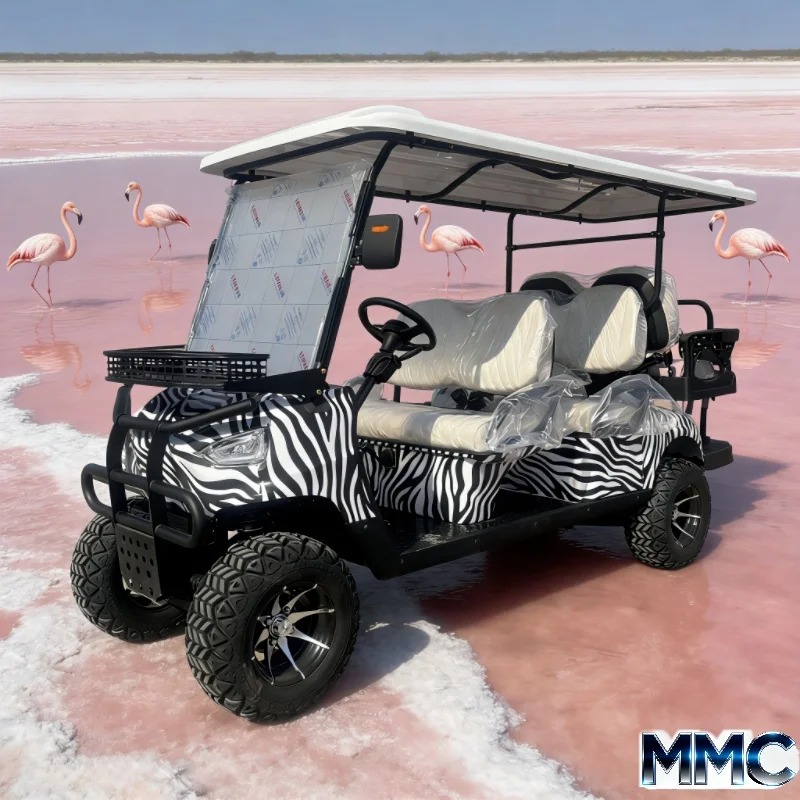 Beast Performance Edition 2/4/6/8 مقاعد 4WD عالية السرعة 5KW 7KW Raptor Edition، عربة جولف كهربائية للطرق الوعرة #3