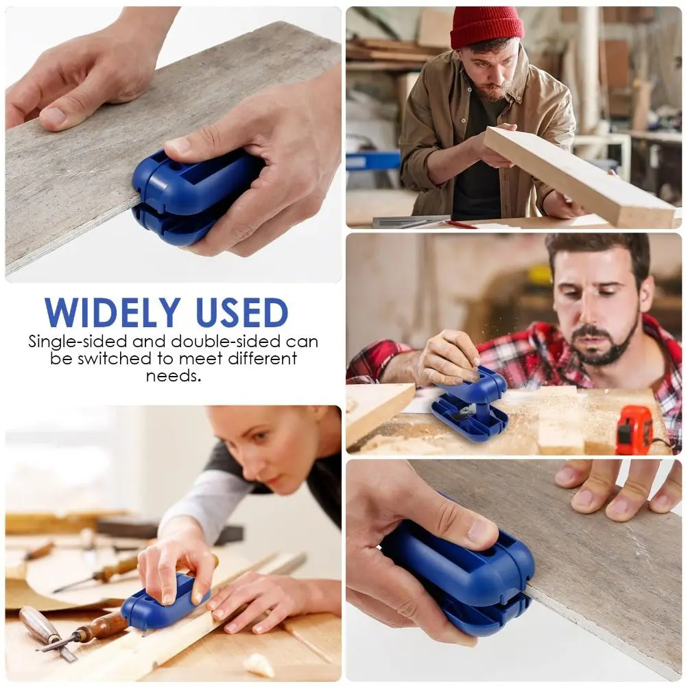 Manual Operation Edge Banding Trimmer Convenient Single Double-Sided Switchable Edge Band Trimmer Mini Durable