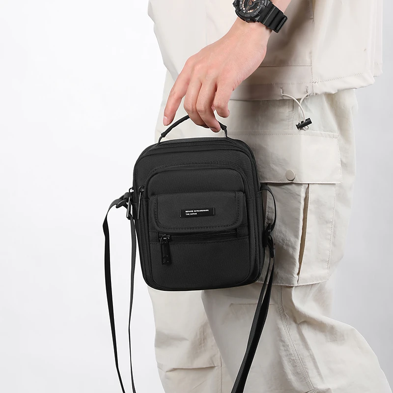 New Men's Shoulder Bag Waterproof Small Bag Mobile Phone Man's Messenger Bag Square Bag Travel Crossbody Bags 가방 сумка