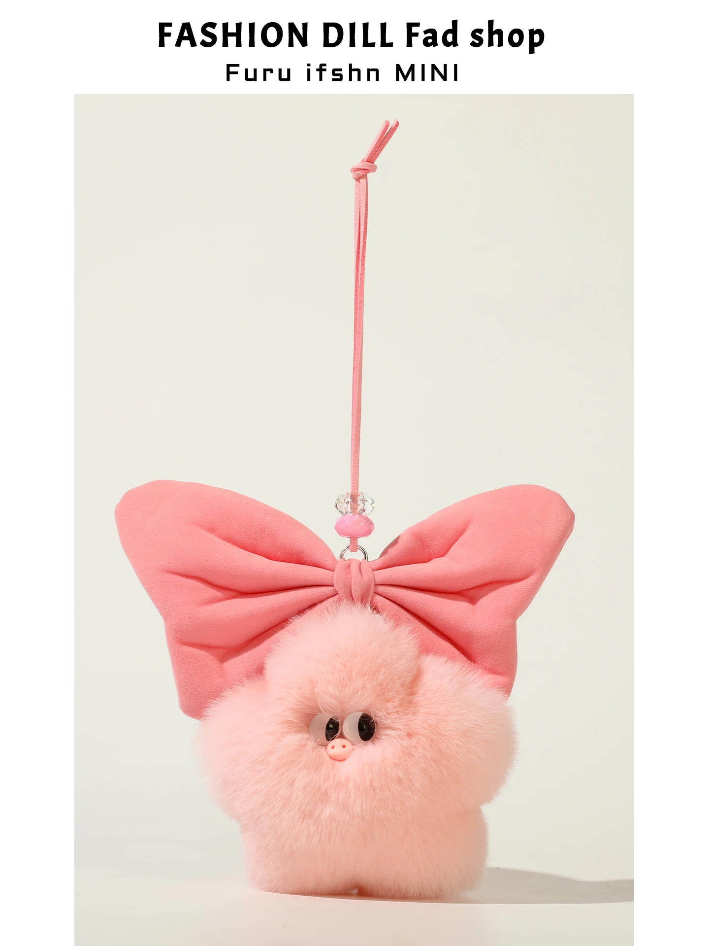 boneco-decorativo-de-pelucia-de-coelho-fofo-com-estrela-e-porco-para-pendurar-no-carro-bolsa-ou-espelho-chaveiro-de-pelucia