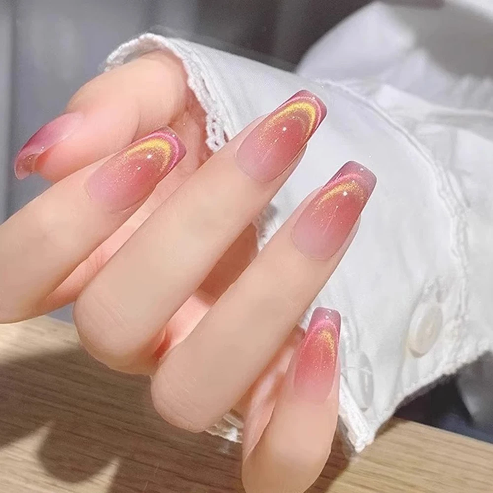 صالون عين القط هلام طلاء الأظافر ثلاثية الأبعاد المزدوج رئيس عصا مغناطيسية ل رسمت رسومات أظافر تصميم مسمار أدوات الرسم 60x10x3mm #6