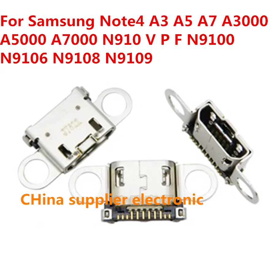 

Для Samsung Note4 A3 A5 A7 A3000 A5000 A7000 N910 V P F N9100 N9106 N9108 N9109 USB-разъем для зарядки