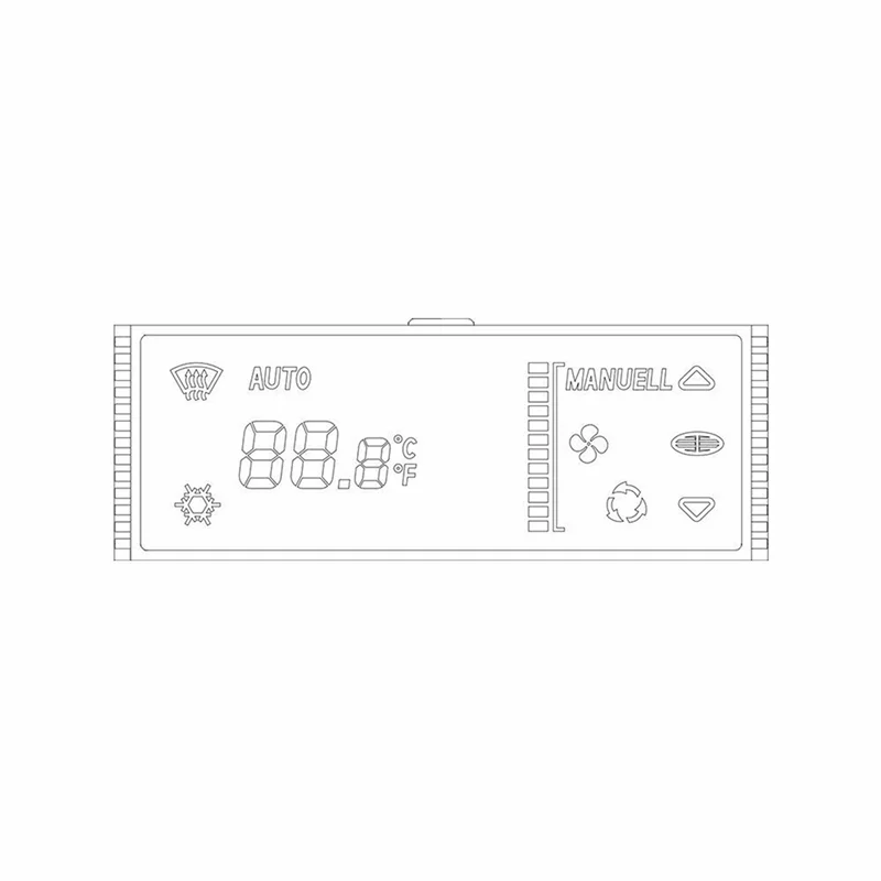 LICE-2X автомобильный обогреватель, температура кондиционера, климат-контроль, ЖК-дисплей, ремонтный комплект для Porsche 911 (996), Boxster 986