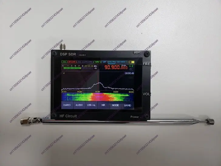 New 50K-200MHz Malachite SDR Radio  DSP SDR HAM Receiver + LCD + Battery