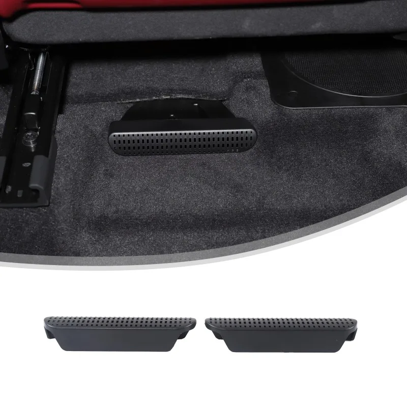 2 قطعة ABS تحت مقعد تنفيس الهواء قناع غطاء الكسوة ملصق ل 2025 BMW X3 G45 اكسسوارات السيارات الداخلية #1