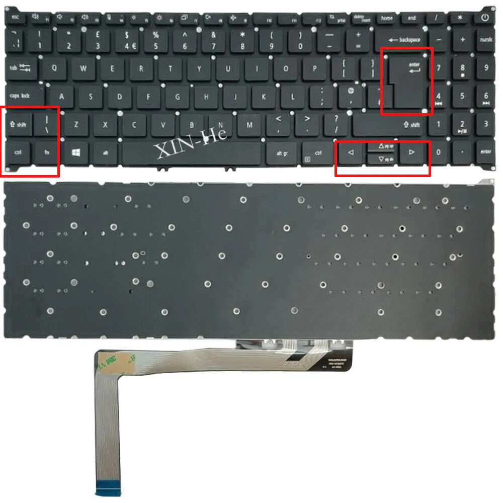 

UK Laptop Keyboard for Acer Swift X SFX16-51 SFX16-51G SOE-NCB2275 AG-6800 UK layout Black