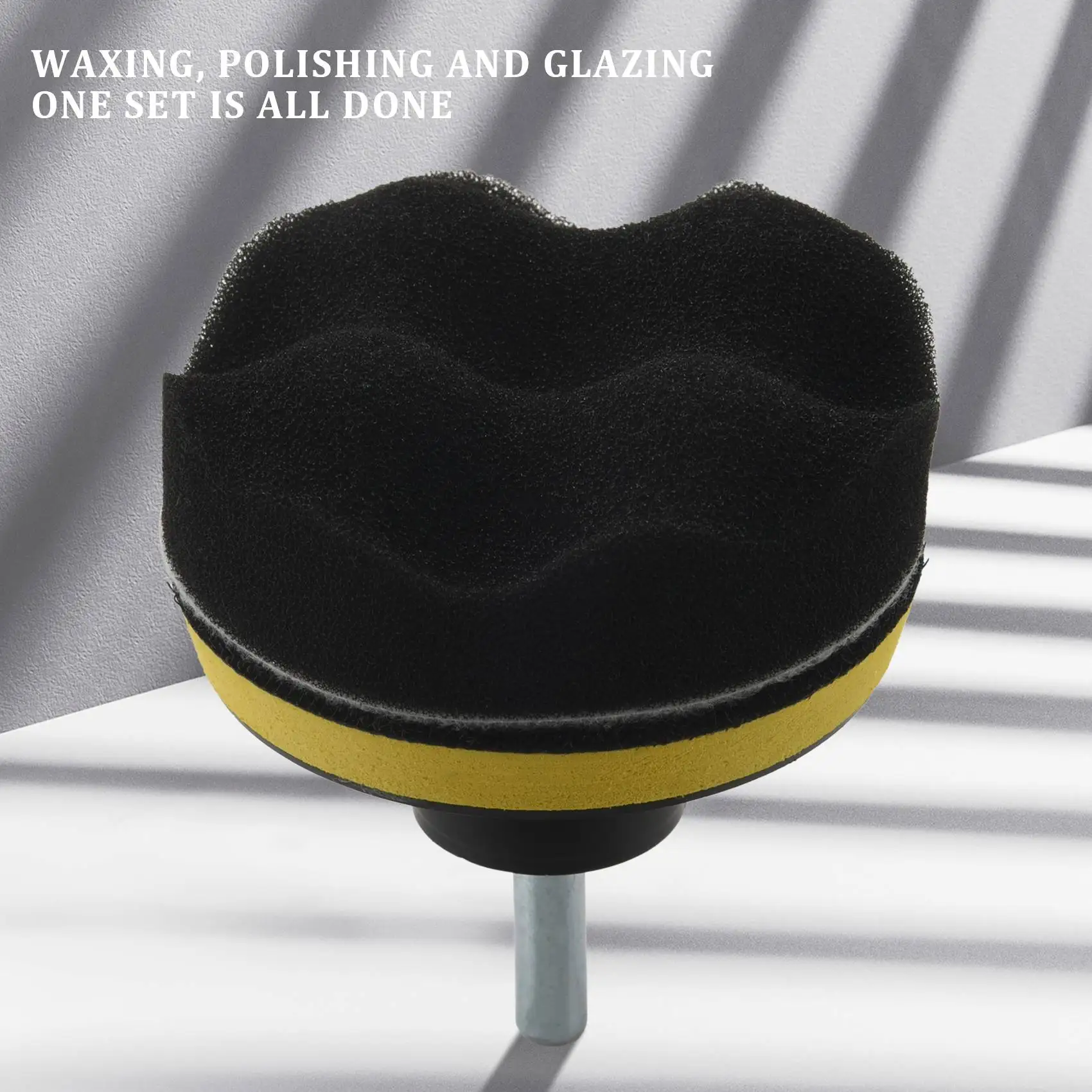 BAAG-11Pcs 3 Inch Waves Buffer Polishing Pad Set For Car Polisher