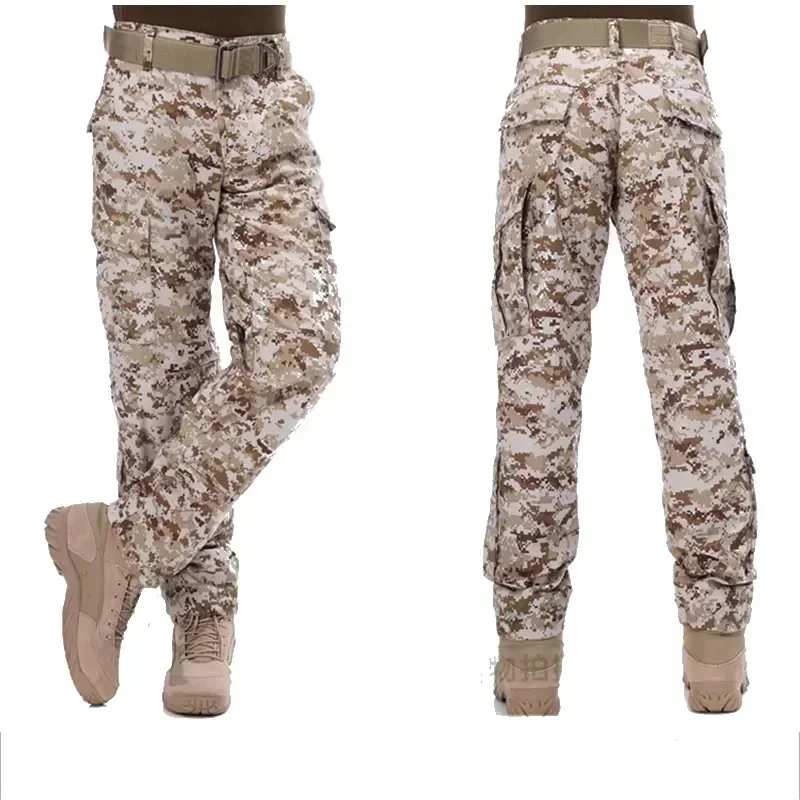 DulRipstop-Pantalon militaire de qualité camouflage, uniforme de chasse noir, style désert, vente en gros de documents