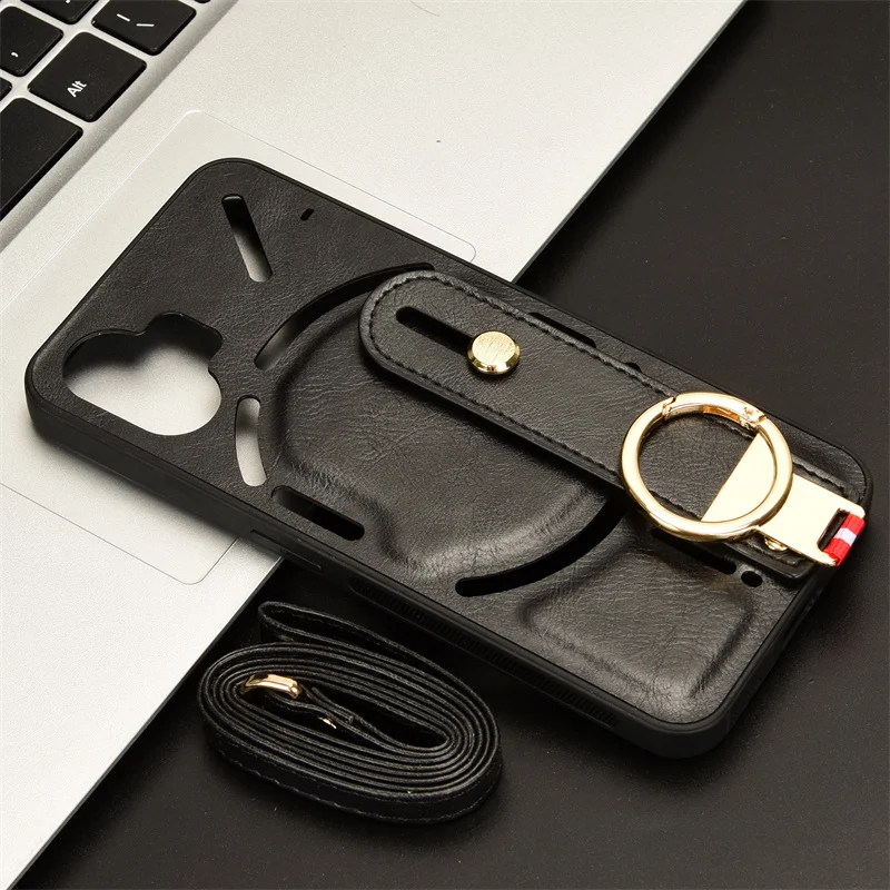 Multi-function phone case For Nothing Phone 2 A065 with ring holder case all-inclusive with lanyard non-slip phone case