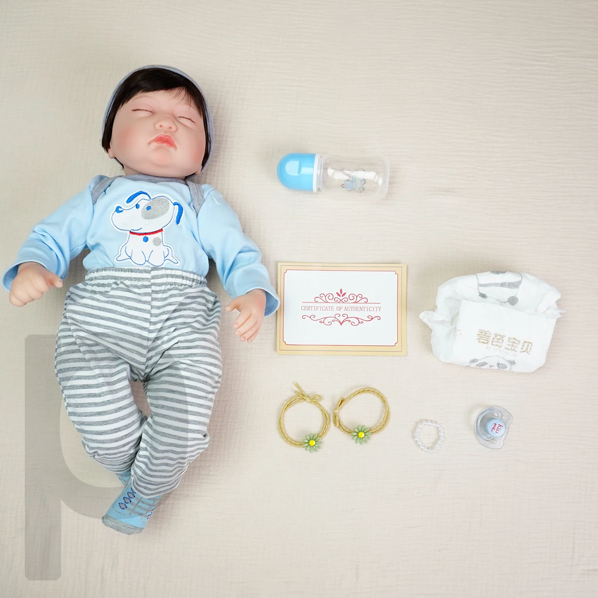 JOYORA 50CM ファッションドール リアルな布製ボディ リボーンドール 3Dスキンアートドール 手作り かわいい子供のお友達 誕生日プレゼント