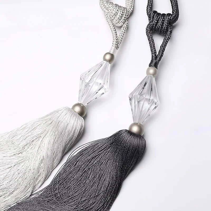 European European Curtain Tiebacks with Crystal Prisms & Tassels Luxury Chic Window Decor Elegant Home Soft Furnishing Accessories - Aliexpress Deal
