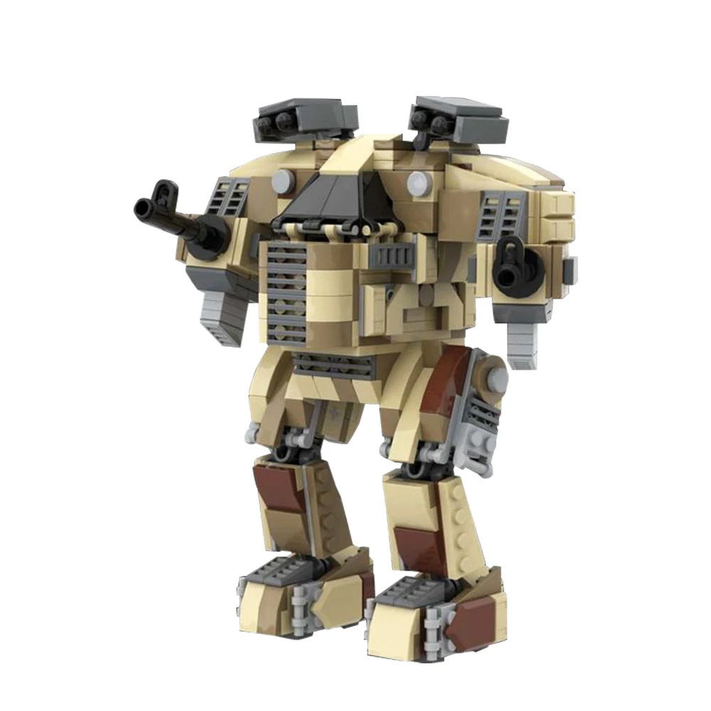 

MOC Mechanical Robots Guardians 5-DS Soldier Buiding Block set Game Halos Banished Locust Character Education Brick Toys KidGift