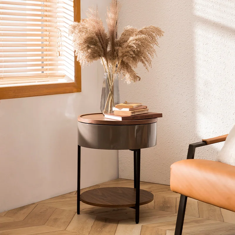 

Modern Minimalist Nightstand Classic Premium Beauty Design Nightstand Trendy Storage Mesa De Cabeceira Bedroom Furniture