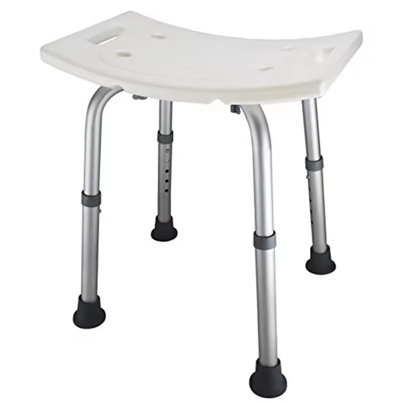 Lightweight White Bath Shower Bench Rehabilitation Therapy Supplies Bathroom Safety Equipment