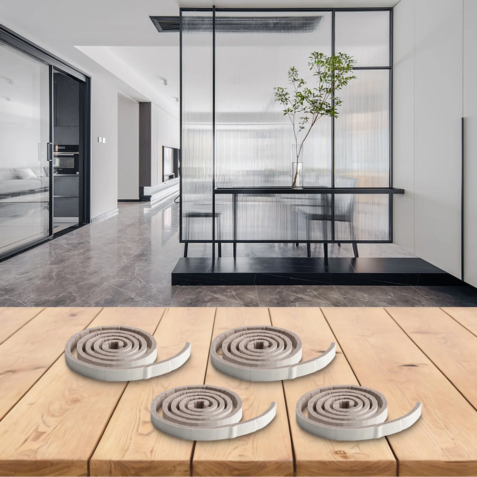 

For Office Use Water Resistance Strip EVA Window Seal Effective Water Leakage Prevention Non-absorbent Material