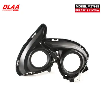 適用於馬自達2 Demio五門掀背車(2015-2016)的保險桿霧燈/行車燈,可更換或升級,帶燈泡、開關、線束和邊框 10 最佳銷售 馬自達Demio霧燈 - №2