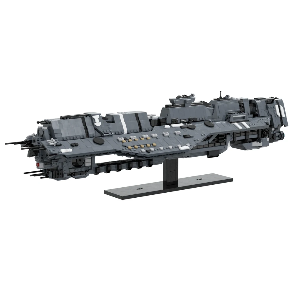 2929 sztuk MOC kosmiczna wojna broń ciężki statek kosmiczny Model bojowy klocki DIY zestaw wsporników montażowych zabawka kolekcja dla dorosłych prezent