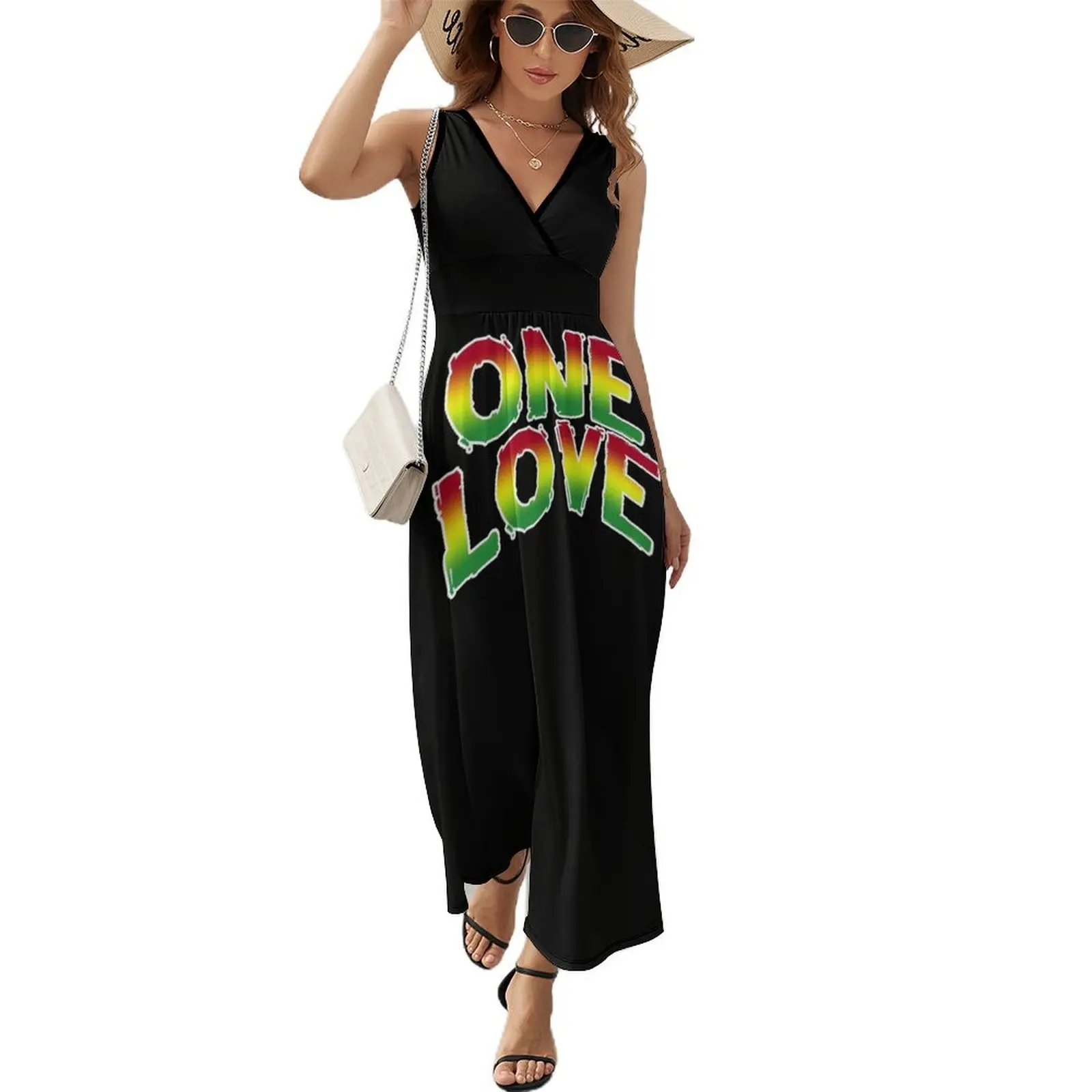 

One love Sleeveless Dress elegant and pretty women's dresses Women's long dress