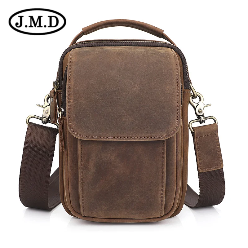 leather men's bag One shoulder cross body bag Autumn and winter new style cowhide satchel new style