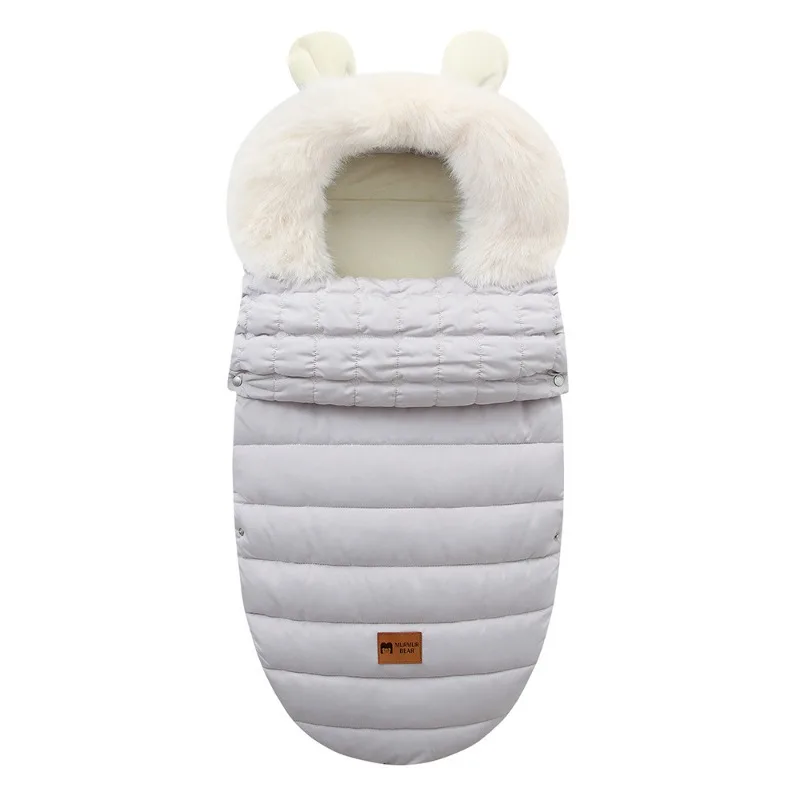 New Baby Products Baby Strollers Sleeping Bags Autumn and Winter 0-12Months Baby Carriage Sack Winter Warm Thickened Insulation