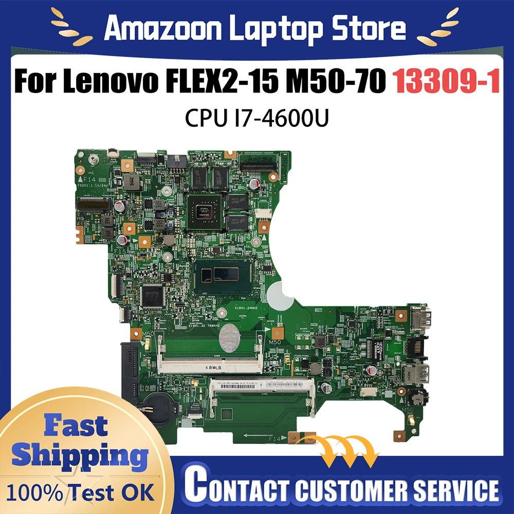 

For DELL Inspiron 3437 5437 Laptop Motherboard 12314-1 0YFVC4 SR170 I5-4200U CPU GT720M Graphics 3437-5437 Mainboard Tested OK