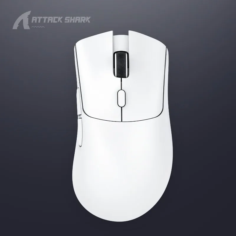 Attack Shark R1 Bluetooth Wireless Macro Gaming Mouse PAW3311 Sensor 1KHz Polling Rate Adjustable 18000DPI for Gamers