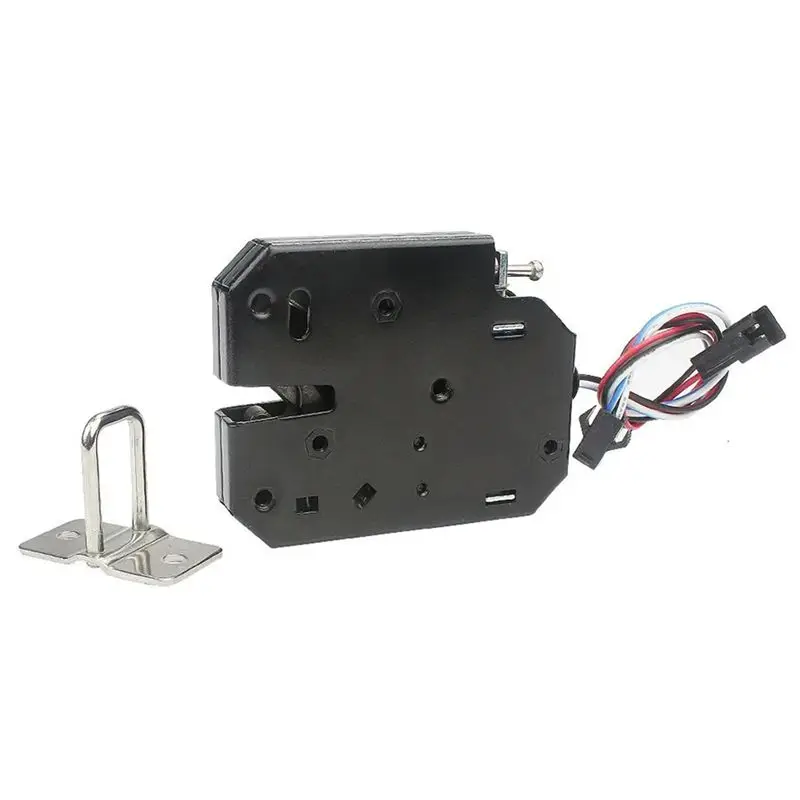 FULL-2X Small 12V 1.5A Electronic Lock Latch Release Assembly Electromagnetic Control Metal Safety Magnetic Lock