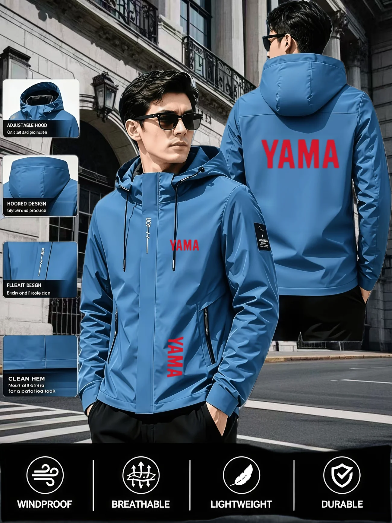 Veste à capuche coupe-vent pou - Outdoor Adventure Brands avis et prix