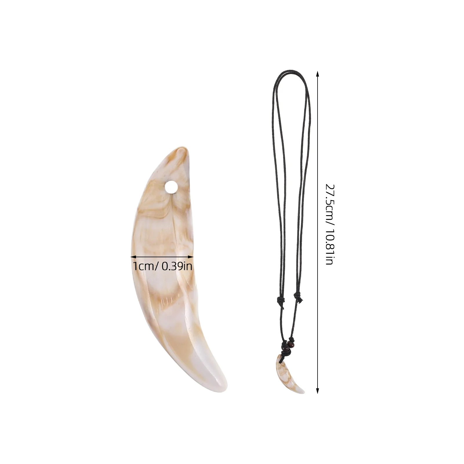 الرجعية الأسنان قلادة للرجال النساء فريد الاكريليك الشرير قلادة قابل للتعديل المختنق خمر فو الأسنان مجوهرات مطرز طوق #4