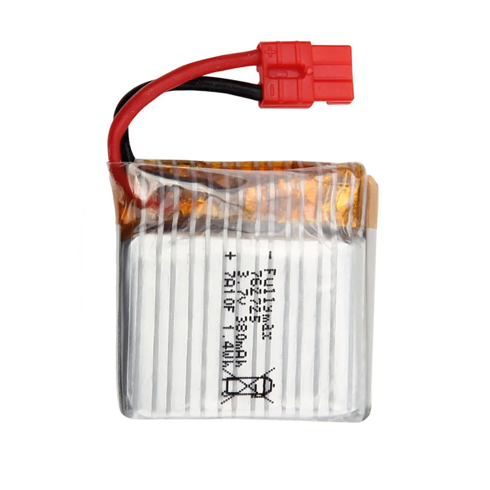 3.7 فولت بطارية ليبو قابلة للشحن ل Syma X21 X21W X26 التحكم عن بعد كوادكوبتر الطائرة بدون طيار قطع الغيار 3.7 فولت 380 مللي أمبير 1 ثانية بطارية 1-10 قطعة