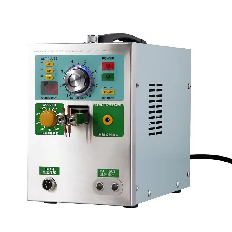 709AD + Spot Welder with Soldering Iron Spot Welder for Batteries