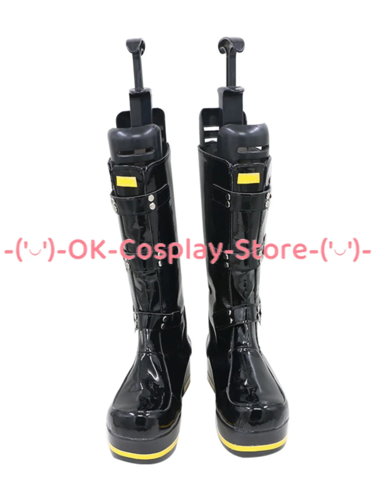 Rin Cosplay Shoes Halloween Carnival Boots Cosplay Prop Anime PU Leather Shoes Custom Made