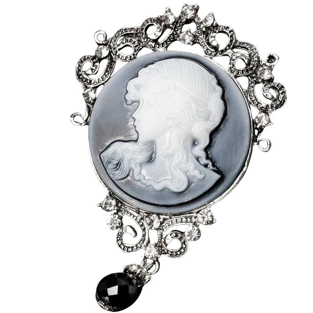 

Elegant Vintage Brooch Victorian Jewelry Women Lightweight Comfortable Brooches Lapel Pin Decorative Pin For Clothes Hats