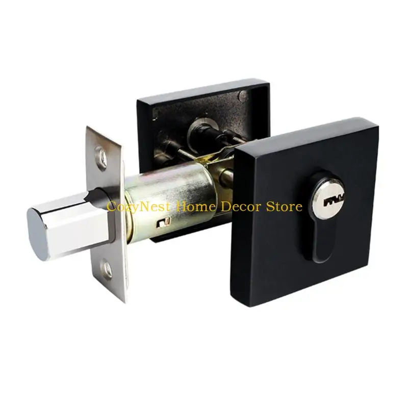 92MF Heavy Type Zincs Alloys Front Door Latches Secure Rusts Proof Door Knob Lock