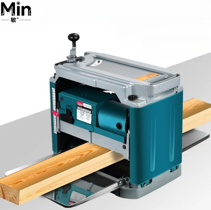 Portable High Wood Planer Multifunctional Benchtop Woodworking Planer Machine for Thick Wood Sheet Processing